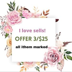 Special offer 3/25 dollars